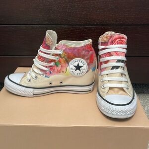 Converse Chuck Taylor All-Star Luxe , mid hidden wedge rose